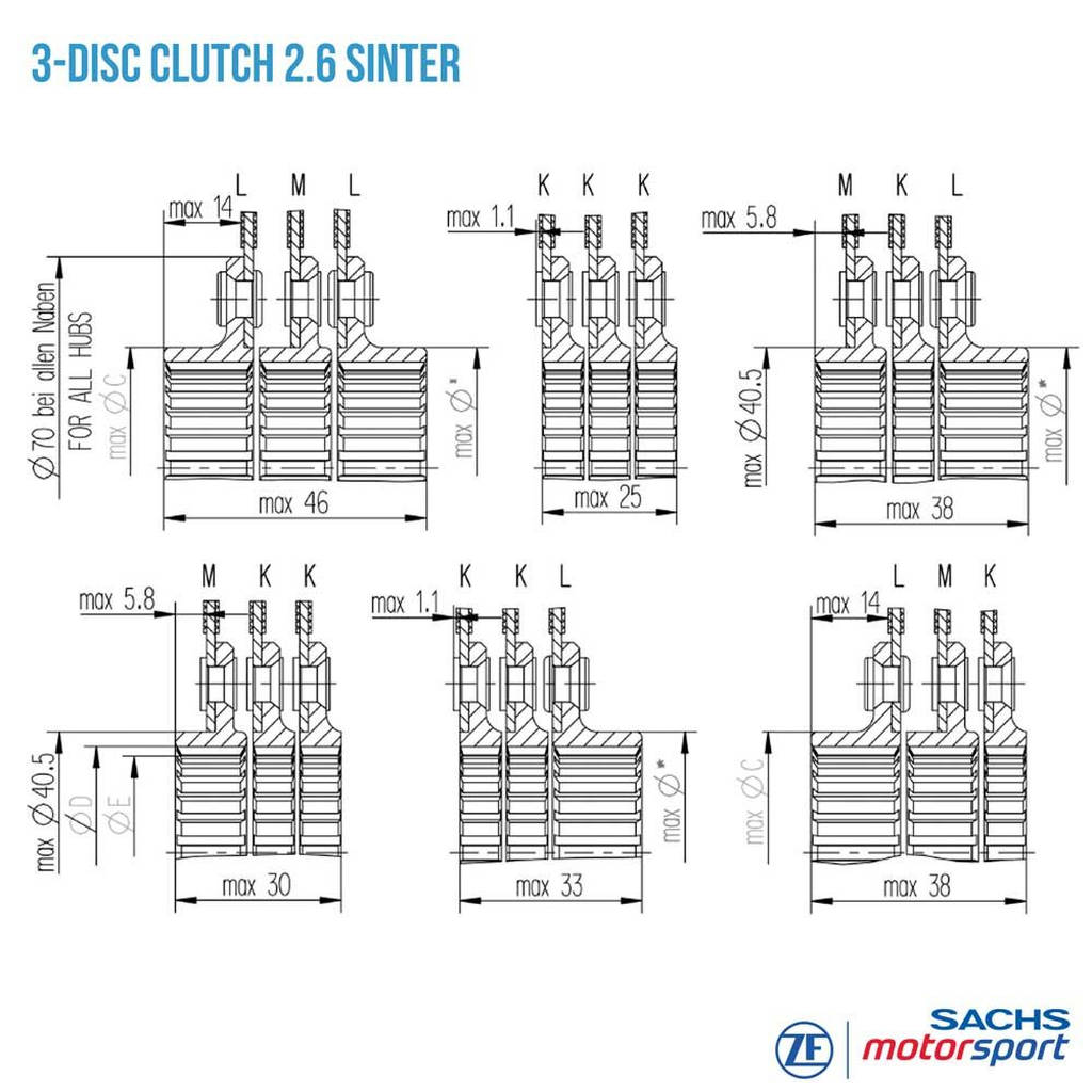 SACHS PERFORMANCE 881864001262 Диск зчеплення RCS 184-S2.6 Photo-4 