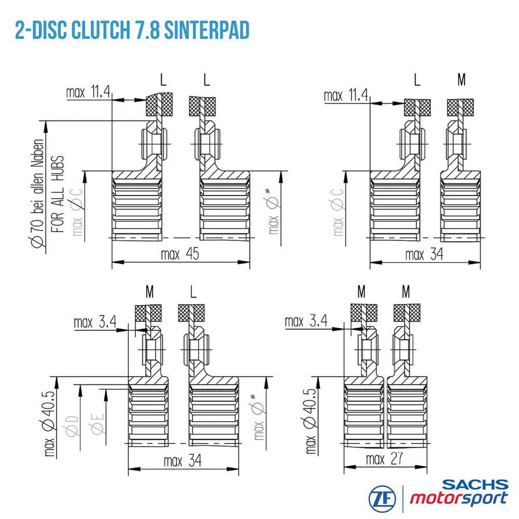 SACHS PERFORMANCE 881864002609 Диск зчеплення RCS 200-S7.8 Photo-3 