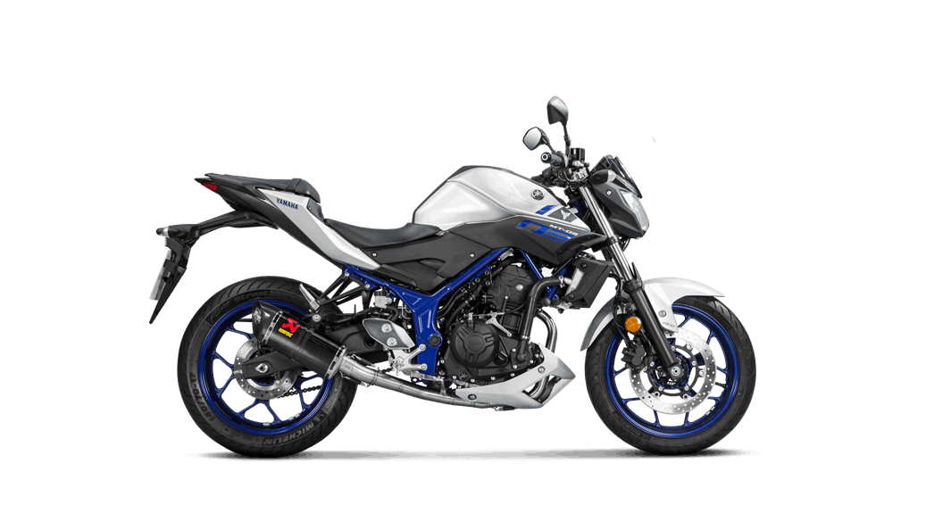 AKRAPOVIC s-Y3R1-APC Вихлопна система Racing Line (Carbon) YAMAHA MT-03 / YZF-R3 2016-2021 Photo-3 