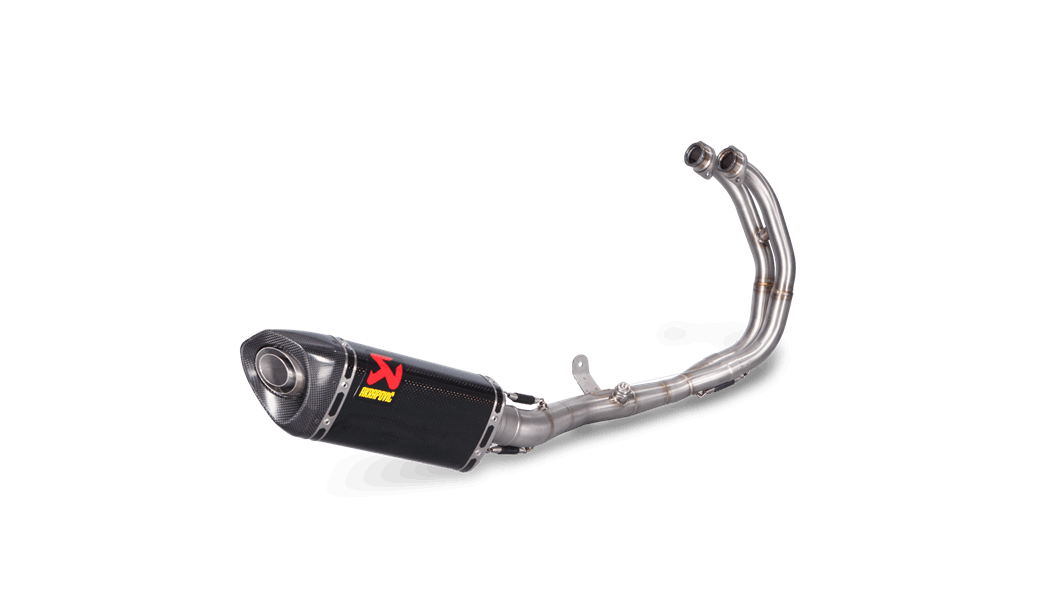 AKRAPOVIC s-Y3R1-APC Вихлопна система Racing Line (Carbon) YAMAHA MT-03 / YZF-R3 2016-2021 Photo-0 