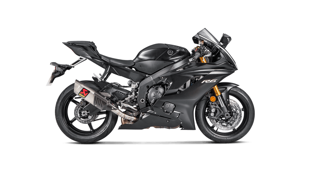 AKRAPOVIC S-Y6SO12-HAPT Вихлопна система Slip-On Line (Titanium) Yamaha YZF-R6 2017 - 2021 Photo-1 