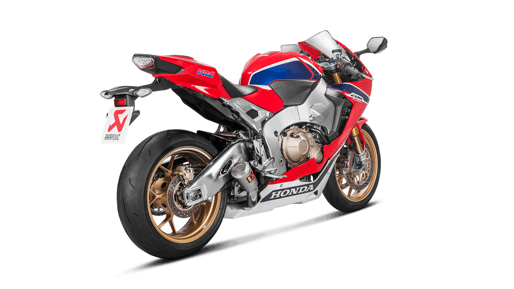 AKRAPOVIC S-H10SO18 - CBT Вихлопна система Slip-On Line (Titanium) Honda CBR 1000 RR 2017 Photo-2 