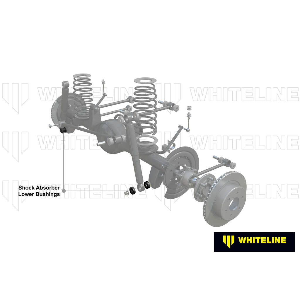 WHITELINE W33346 Комплект нижньої втулки переднього амортизатора для Jeep Wrangler JK Photo-1 