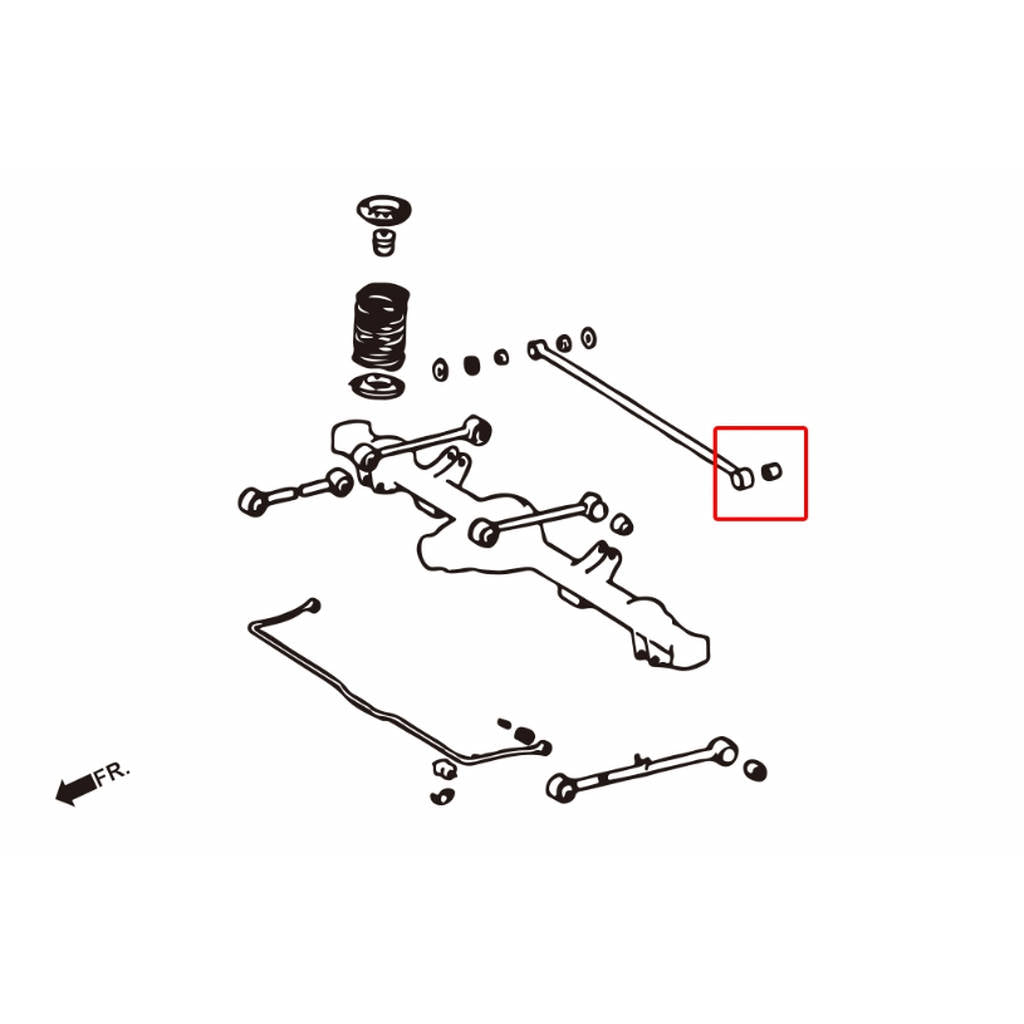 HARDRACE 7993 Втулка для TOYOTA LAND CRUISER 90-97 Photo-4 