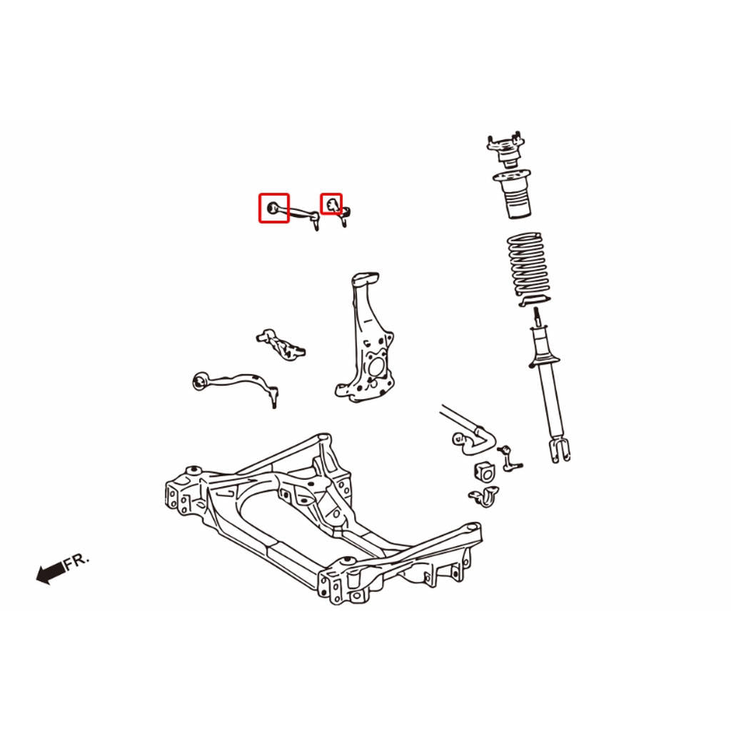 HARDRACE 7832 Втулка для LEXUS LS460 07- Photo-2 