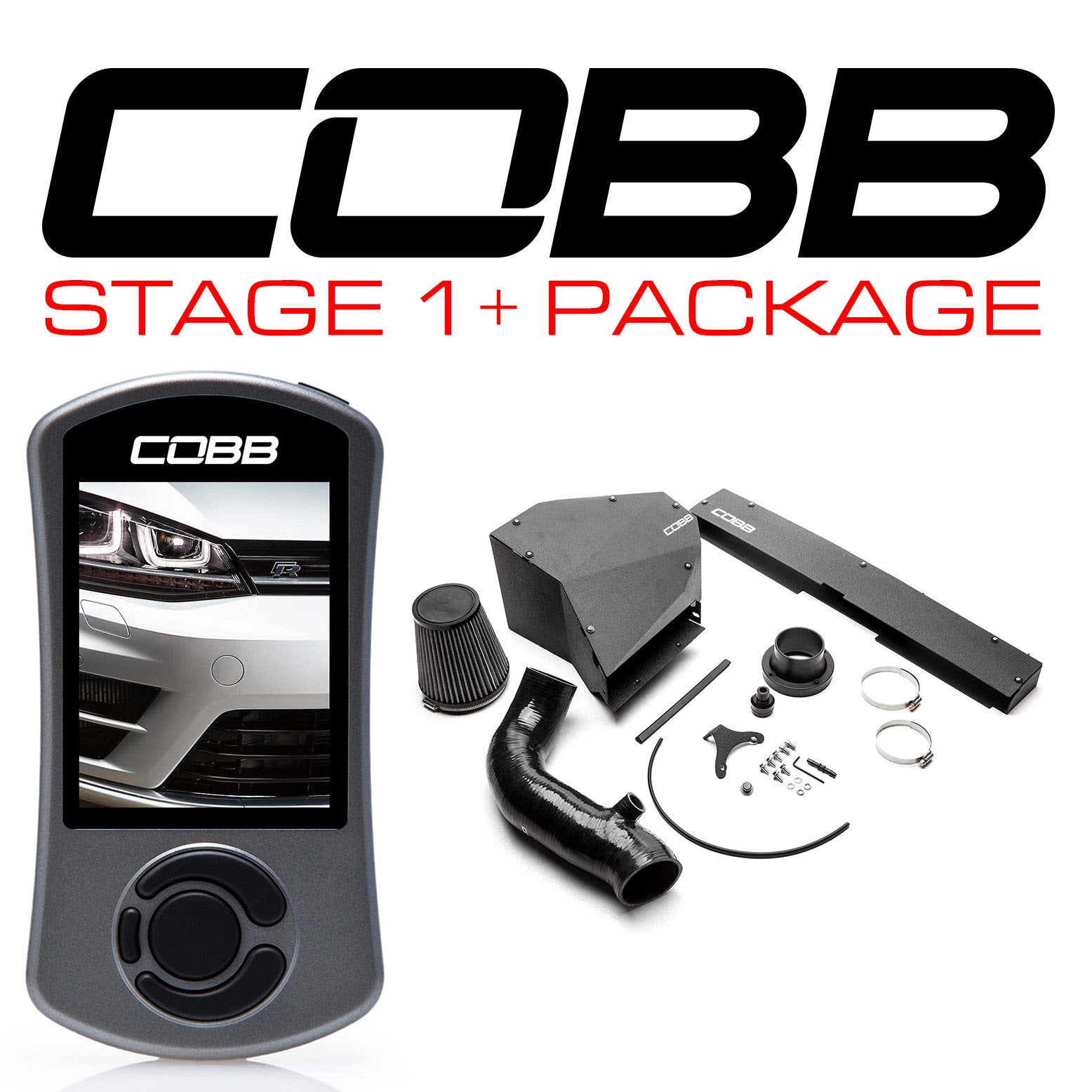 COBB VLK003001P К-т посилення потужності Stage 1+ для VW Golf R (Mk7) 2015-2017 USDM Photo-1 