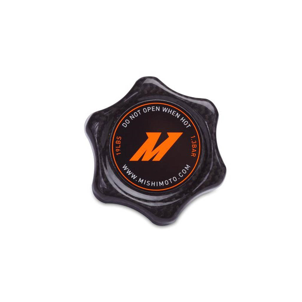 MISHIMOTO MMRC-13-SMCF Кришка радіатора з карбону 1.3 Bar, маленька Photo-0 