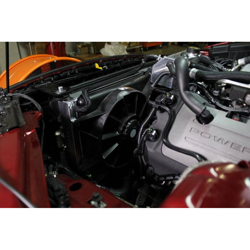 MISHIMOTO MMRAD-MUS8-15 Алюмінієвий радіатор Performance для FORD Mustang GT 2015+ Photo-1 