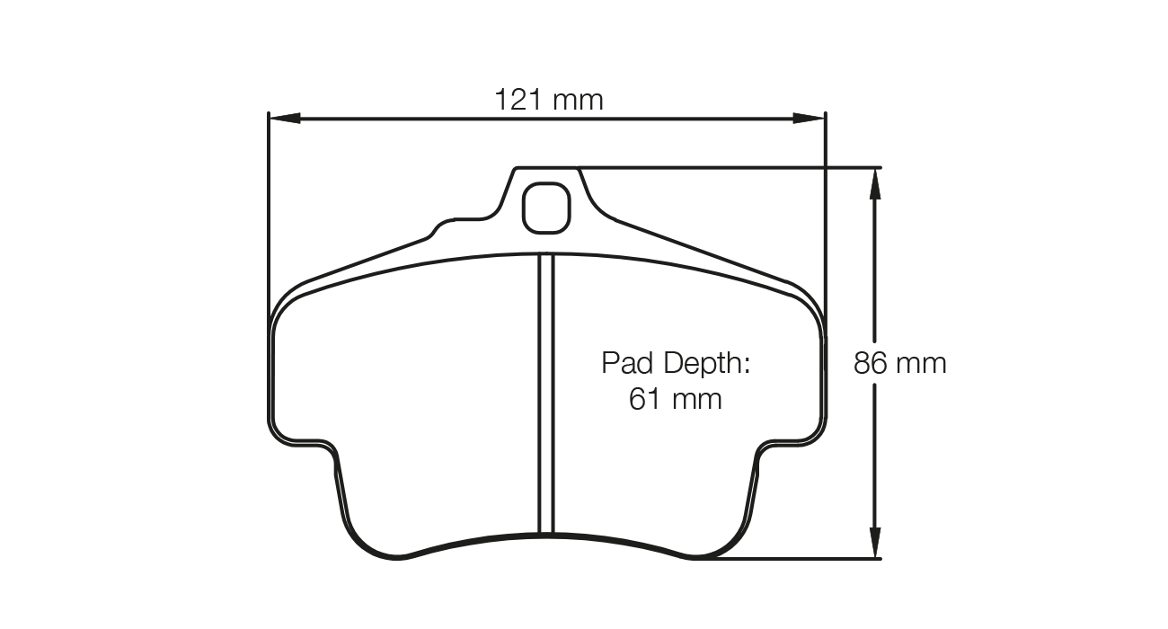 PAGID 2405-RSC1 Задні гальмівні колодки RSC1 для PORSCHE 718 Cayman T 982C (PCCB brakes) Photo-0 