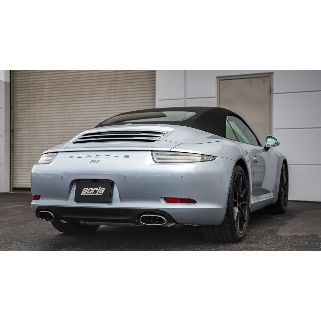 BORLA 140710 Вихлопна система Cat-Back S-Type для PORSCHE 991/911 13-15 3.8L AT/MT RWD 2DR 2.50 " Photo-1 