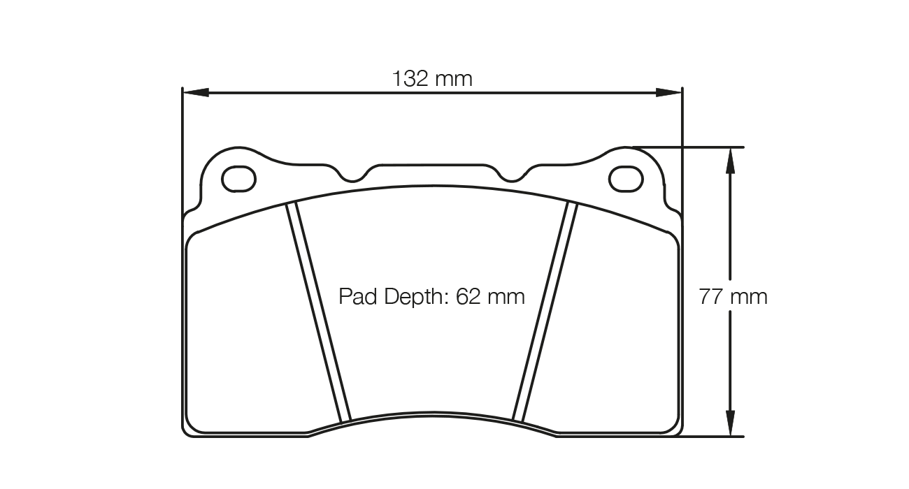 PAGID 2487-RSC1 Колодки гальмівні RSC1 передні SUBARU STI, MITSUBISHI EVO Photo-0 