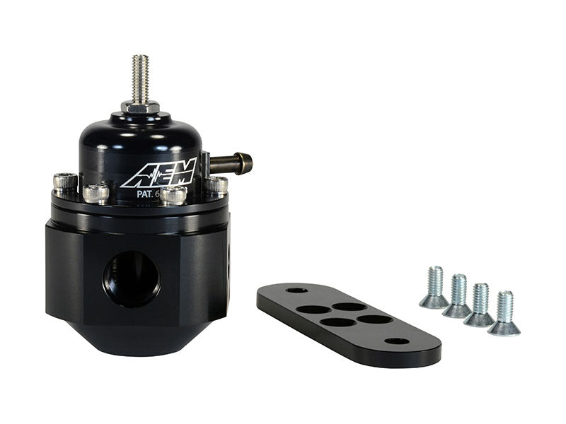 AEM 25-302BK Регулятор тиску палива універсальний, 20-150 psi (Black Anodized) Photo-1 