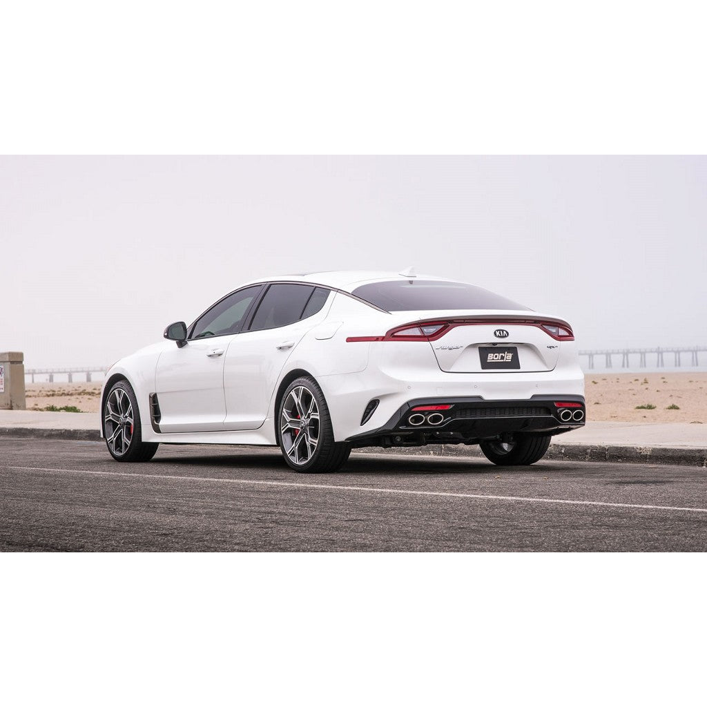 BORLA 140736 Вихлопна система S-TYPE 2.25 дюйма (без кінцевиків) для KIA STINGER 2018 3.3L Photo-1 