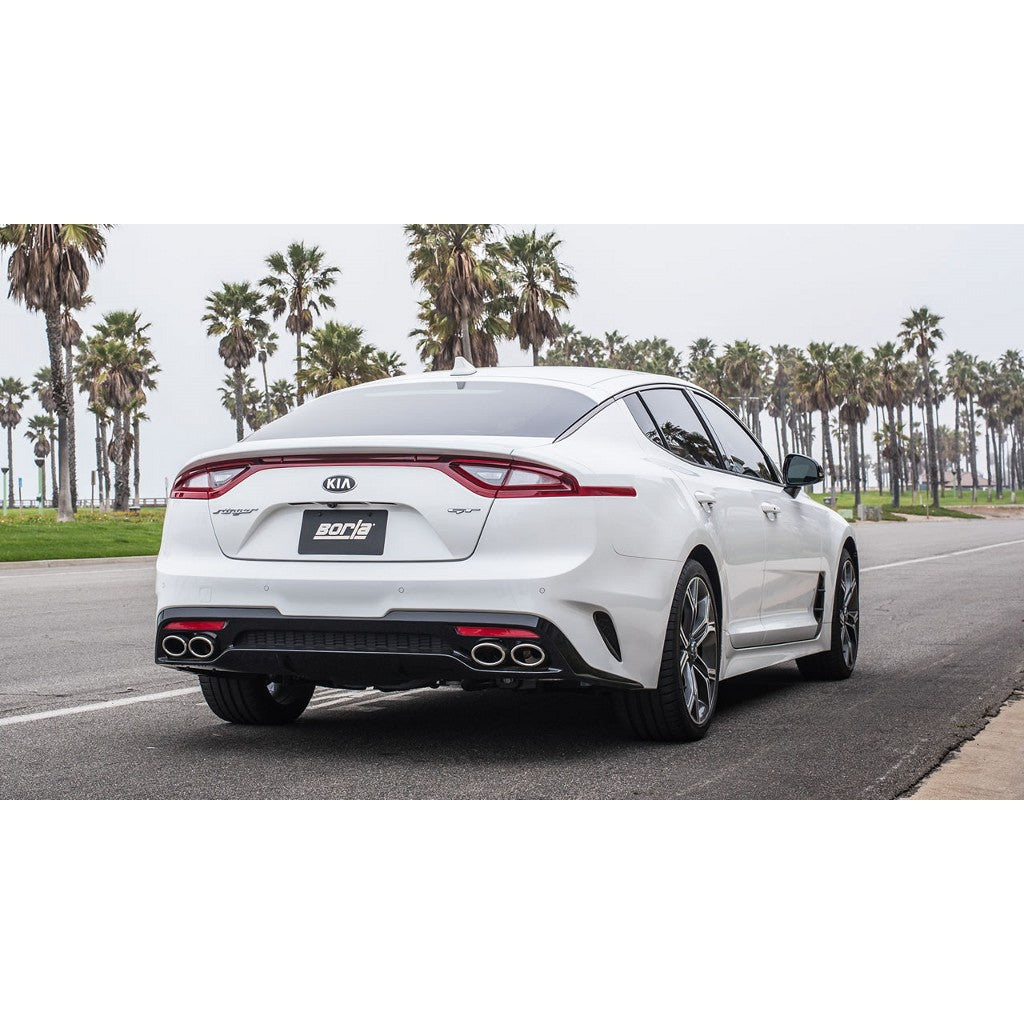 BORLA 140736 Вихлопна система S-TYPE 2.25 дюйма (без кінцевиків) для KIA STINGER 2018 3.3L Photo-2 