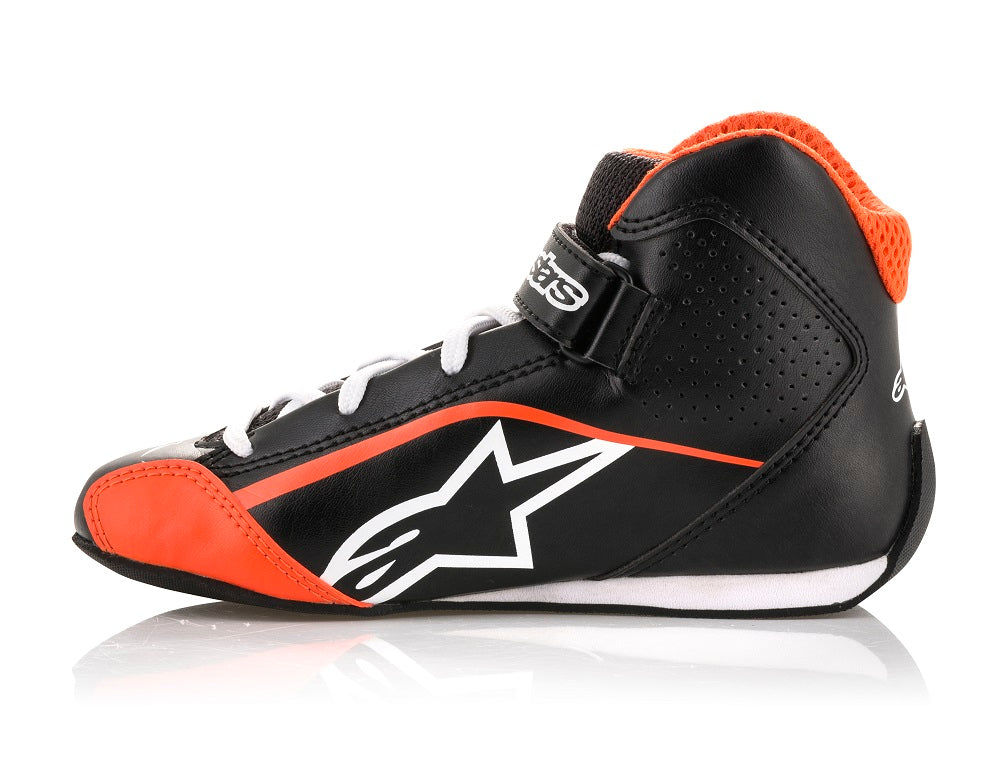 ALPINESTARS 2712518_1241_1 Черевики для картингу дитячі TECH 1-KS чорний/білий/оранжевий, Розмір 32 Photo-1 