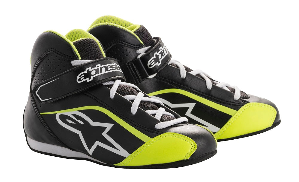 ALPINESTARS 2712518_125_1 Черевики для картингу дитячі TECH 1-KS, чорний/флюор. жовтий, Розмір 32 Photo-0 