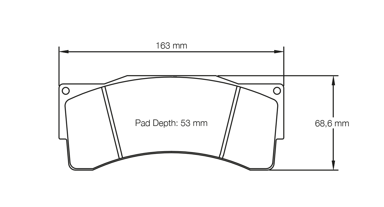 PAGID 2557-RSL29 Передні гальмівні колодки RSL29 BMW Z4 GT3 [гоночний автомобіль] / AP Racing CP6080 D54/CP6210 D54/CP6269 Photo-0 