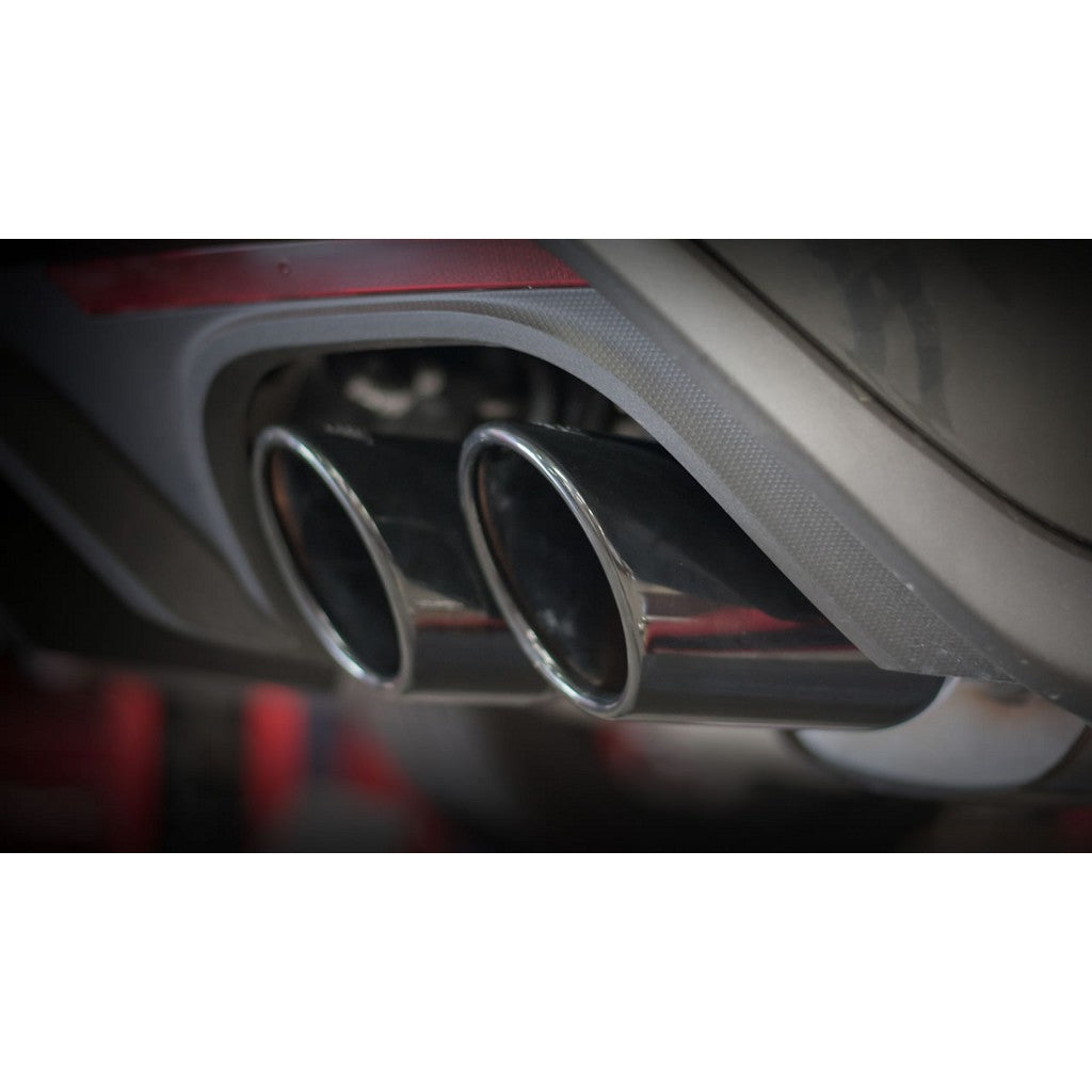 BORLA 140743BC Вихлопна система (кат-бек) ATAK для MUSTANG GT 5.0L V8 AT/MT 3 "BLACK CHROME TIPS Photo-2 
