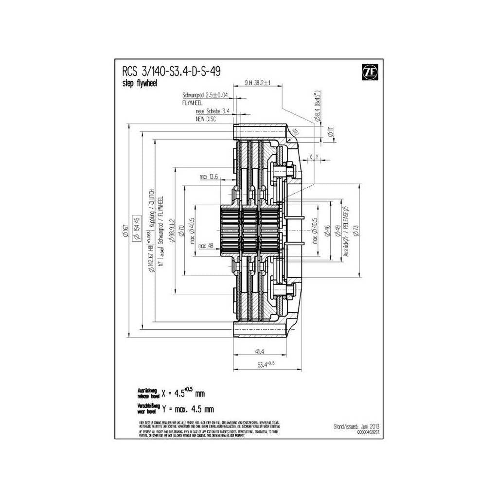SACHS PERFORMANCE 003072000291 Корпус зчеплення RCS 140 Photo-1 
