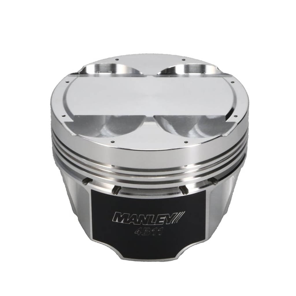 MANLEY 614300CE-4 Комплект поршнів (діаметр циліндра 86.00 мм, компресійна висота 1.313", об'єм денця 2.00 куб. см) для MITSUBISHI 2.0L 4B11T Photo-8 