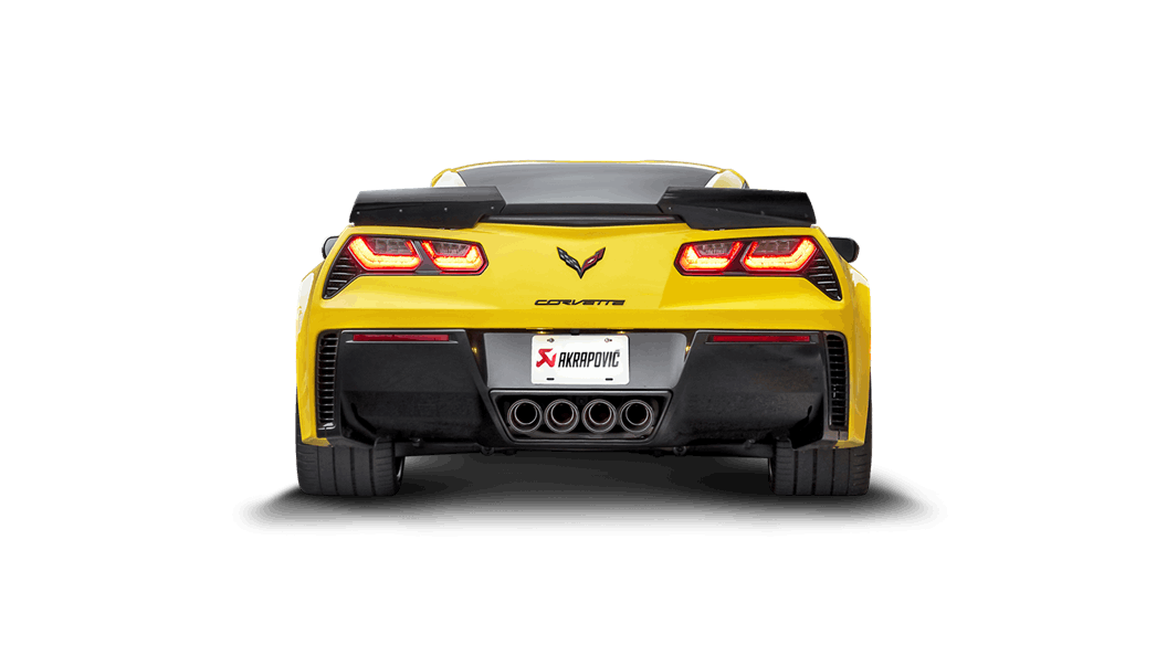 AKRAPOVIC MTP-CO/TI/2 Задня частина вихлопної системи Slip-On для CHEVROLET CORVETTE Z06 (C7) 2014 Photo-3 