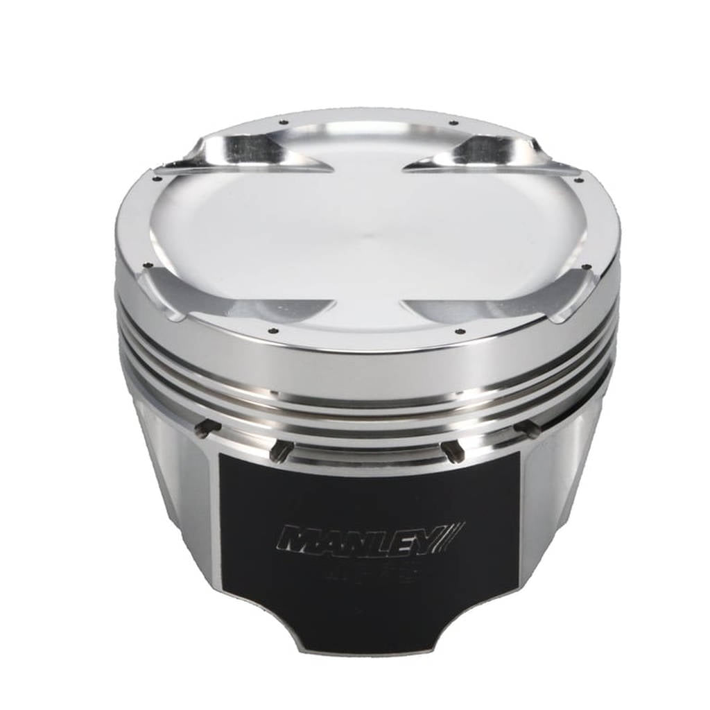 MANLEY 606300CE-4 Комплект поршнів (діаметр циліндра 85.00 мм, компресійна висота 1.375", виїмка 12.00 куб. см) для MITSUBISHI 2.0L 4G63 Photo-8 