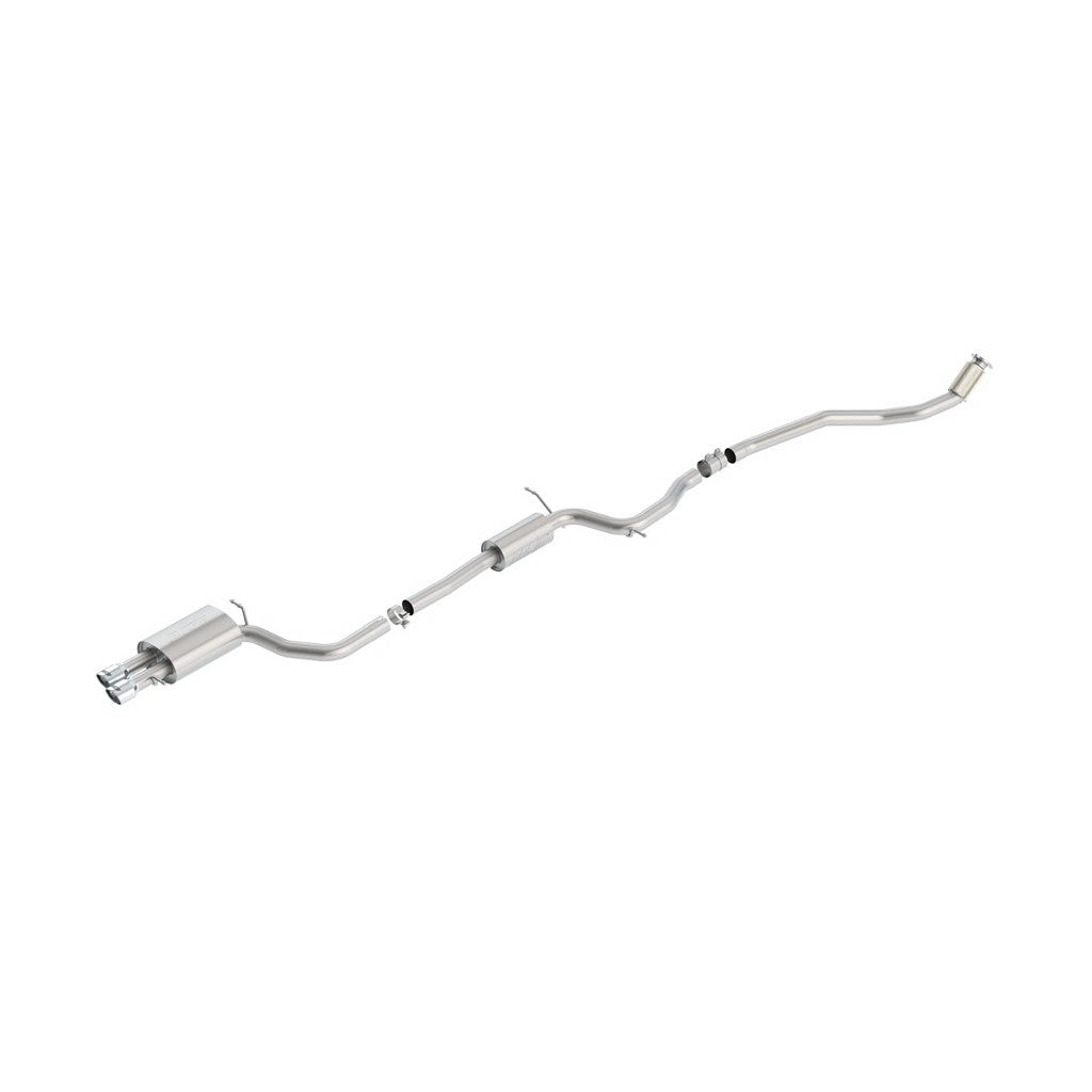 BORLA 140733 Вихлопна система S-TYPE TIP 3.5 "X 2.75" OV X 3.96 для AUDI A5 2.0L I4 TURBO Photo-0 