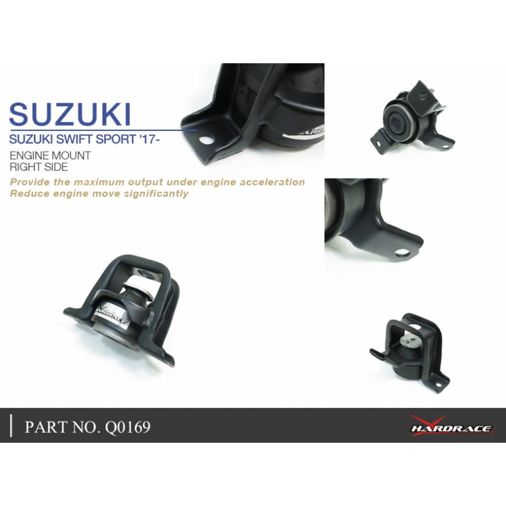 HARDRACE Q0169 Кріплення двигуна ліве 1 шт для SUZUKI SWIFT SPORT 17- Photo-4 