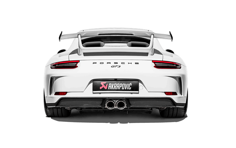 AKRAPOVIC DI-PO/CA/6/G Задній дифузор (Carbon High Gloss) для PORSCHE 911 GT3 (991.2) 2018 Photo-3 