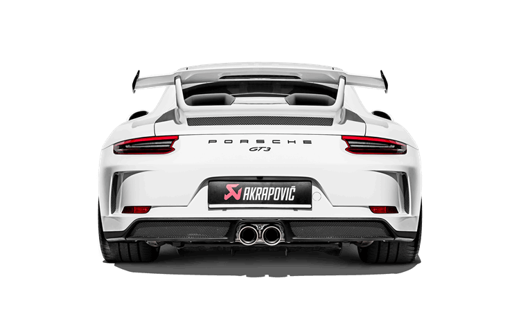 AKRAPOVIC DI-PO/CA/6/G Задній дифузор (Carbon High Gloss) для PORSCHE 911 GT3 (991.2) 2018 Photo-2 