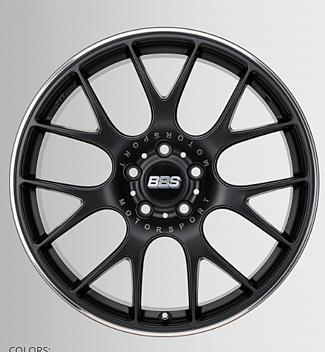 BBS 0361057# Колісний диск CH-R CH100 Satin Black 9x20 PCD 5x120 ET24 CB82,0 PFS Photo-1 