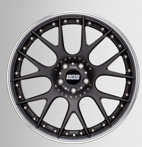 BBS 10022641 Колісний диск CH-RII CH7003 Satin Black / titanium 9,5x22 PCD 5x120 ET33 CB82,0 PFS Photo-2 