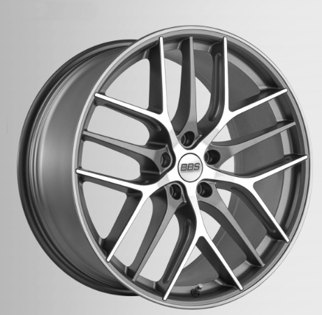 BBS 10020602 Колісний диск CC-R CC2002 Graphite Diamond Cut 8x19 PCD 5x120 ET45 CB82,0 PFS Photo-1 