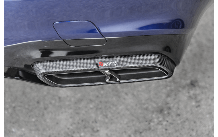 AKRAPOVIC TP-CT/46/M Насадки вихлопної системи (Carbon) Matte для MERCEDES-Benz AMG E63/E63S (W213) 2018+ Photo-2 