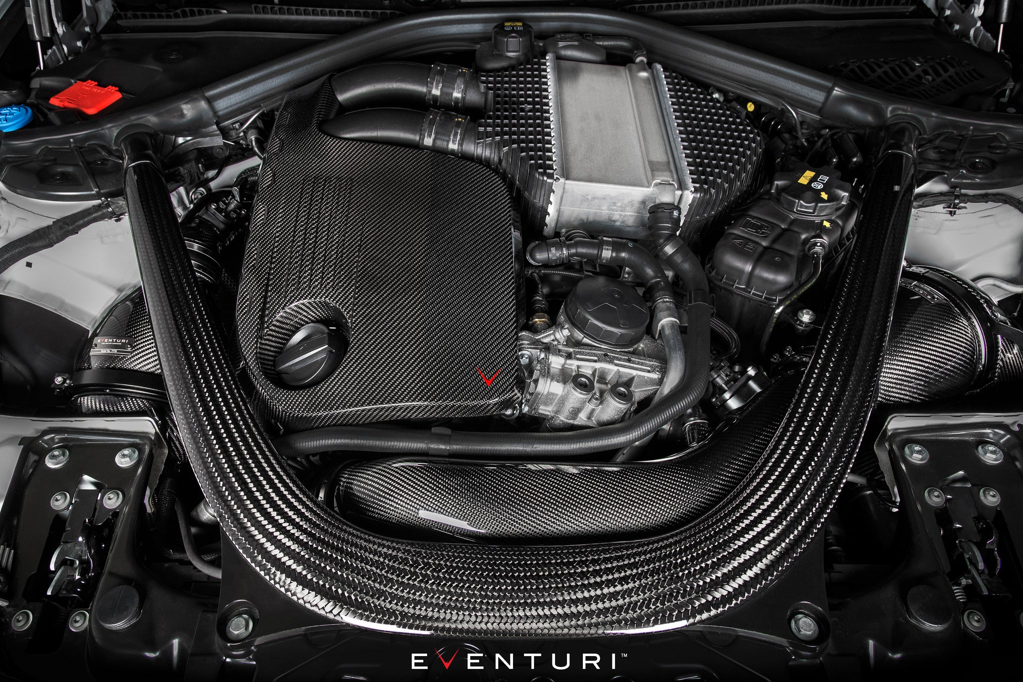 EVENTURI EVE-M2C-CF-INT Система холодного впуску для BMW F87 M2 COMPETITION (Black Carbon Intake) Photo-5 