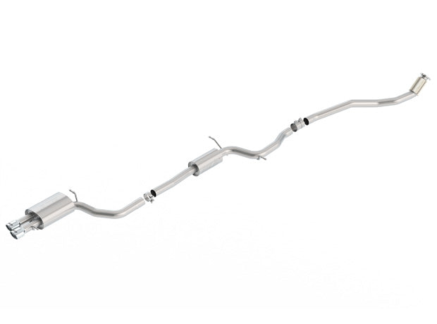 BORLA 140733 Вихлопна система S-TYPE TIP 3.5 "X 2.75" OV X 3.96 для AUDI A5 2.0L I4 TURBO Photo-0 