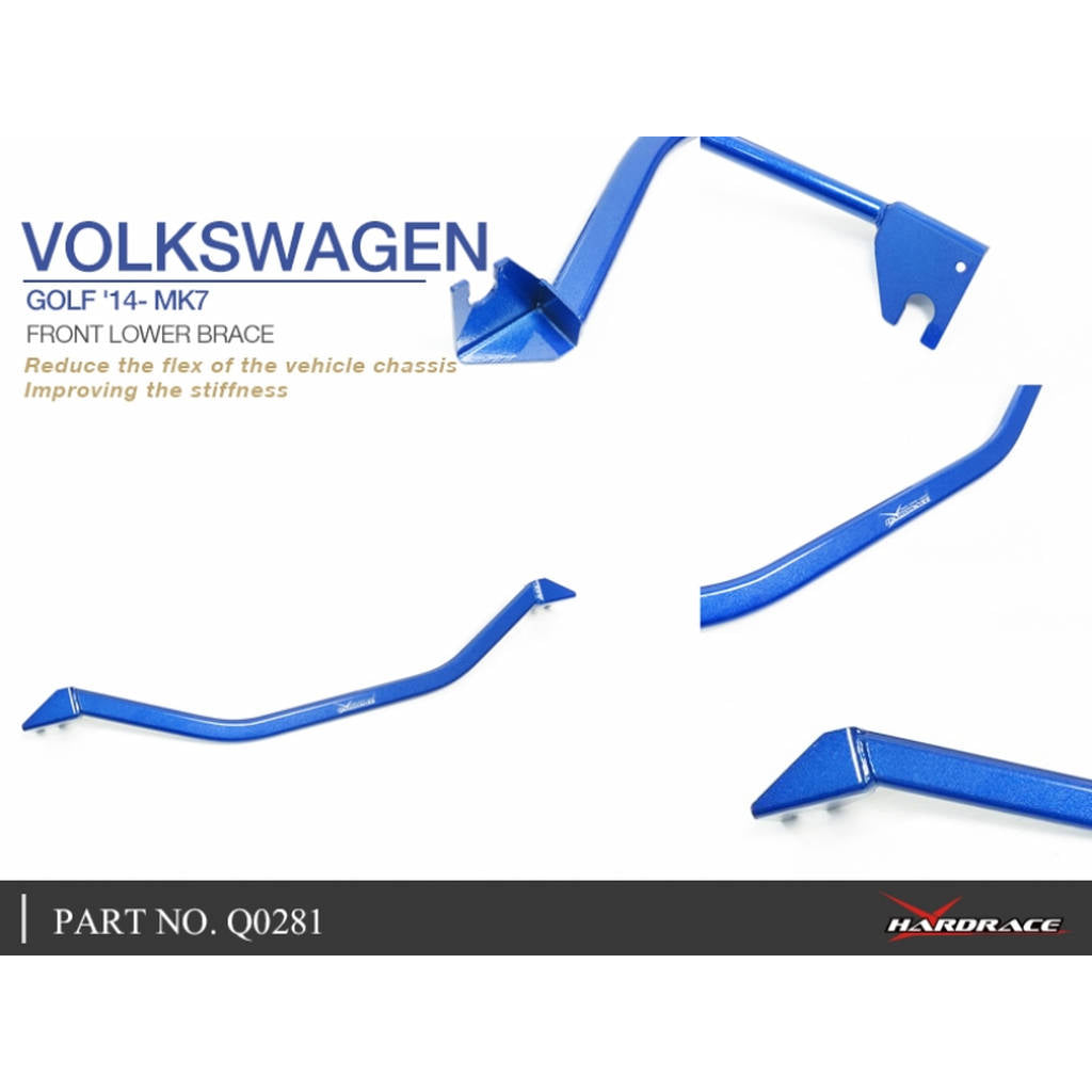 HARDRACE Q0281 Передній нижній кронштейн 1 шт для VW GOLF 14- MK7 Photo-5 