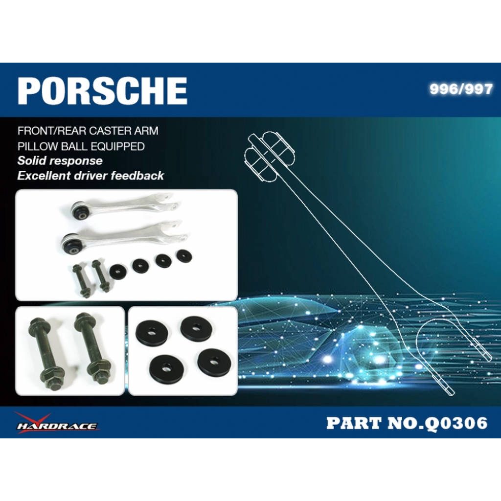 HARDRACE Q0306 Передній важіль 6 шт для PORSCHE 986/987/996/997 Photo-3 