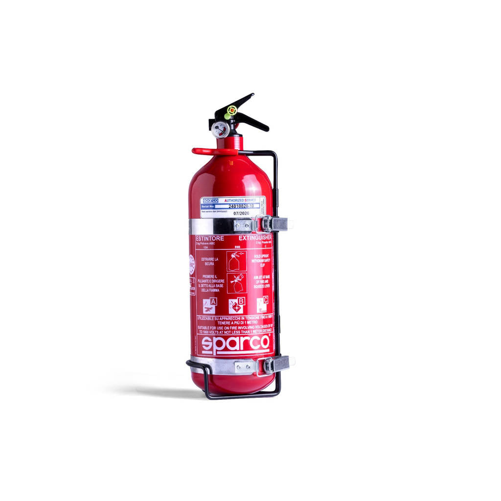 SPARCO 014773BSS2 Вогнегасник, сталь, піна Novec + AFFF, EN3, 2 літра Photo-0 