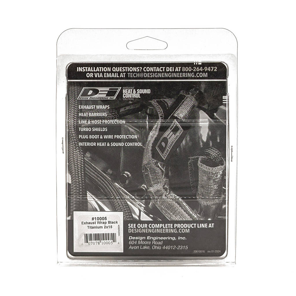 DEI 010005 Термолента Titanium Black 5.08см x 4.57м (2 "x 15ft) Photo-2 