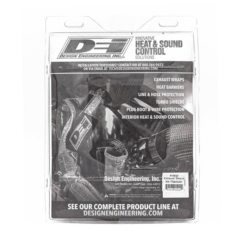 DEI 010022 Powersport Exhaust Sleeve комплект-Titanium Photo-2 