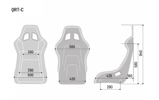 SPARCO 008025ZNR Гоночне сидіння QRT-C, FIA 8855-1999, карбон, чорний Photo-6 