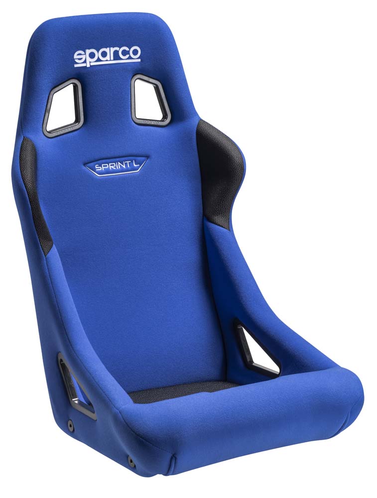 SPARCO 008234LAZ Крісло/сидіння для автоспорту SPRINT L, FIA 8855-1999, трубчастий каркас, синій Photo-3 