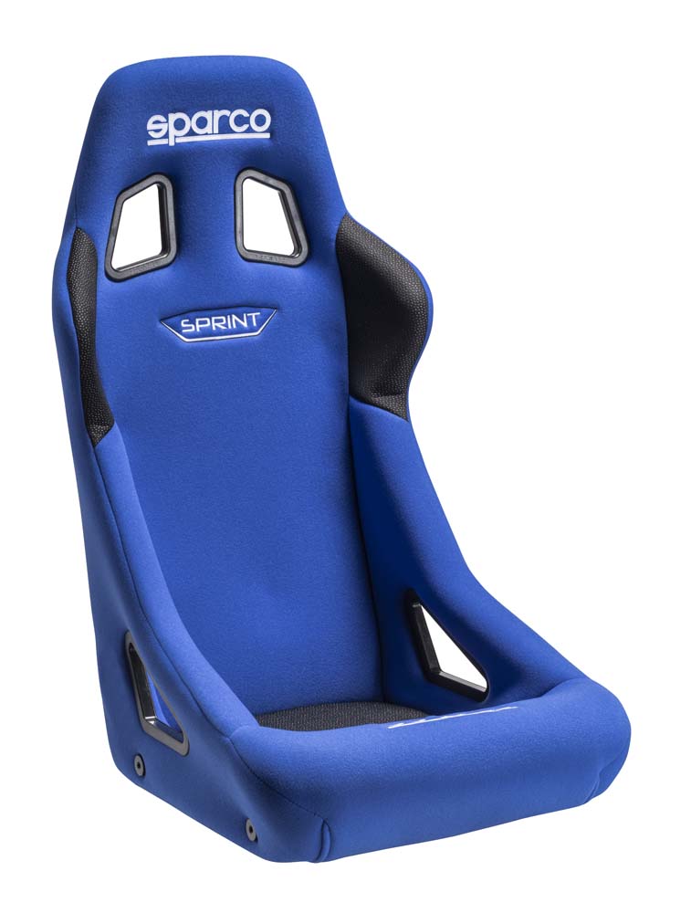 SPARCO 008235AZ Крісло/сидіння для автоспорту SPRINT, FIA 8855-1999, трубчастий каркас, синій Photo-3 