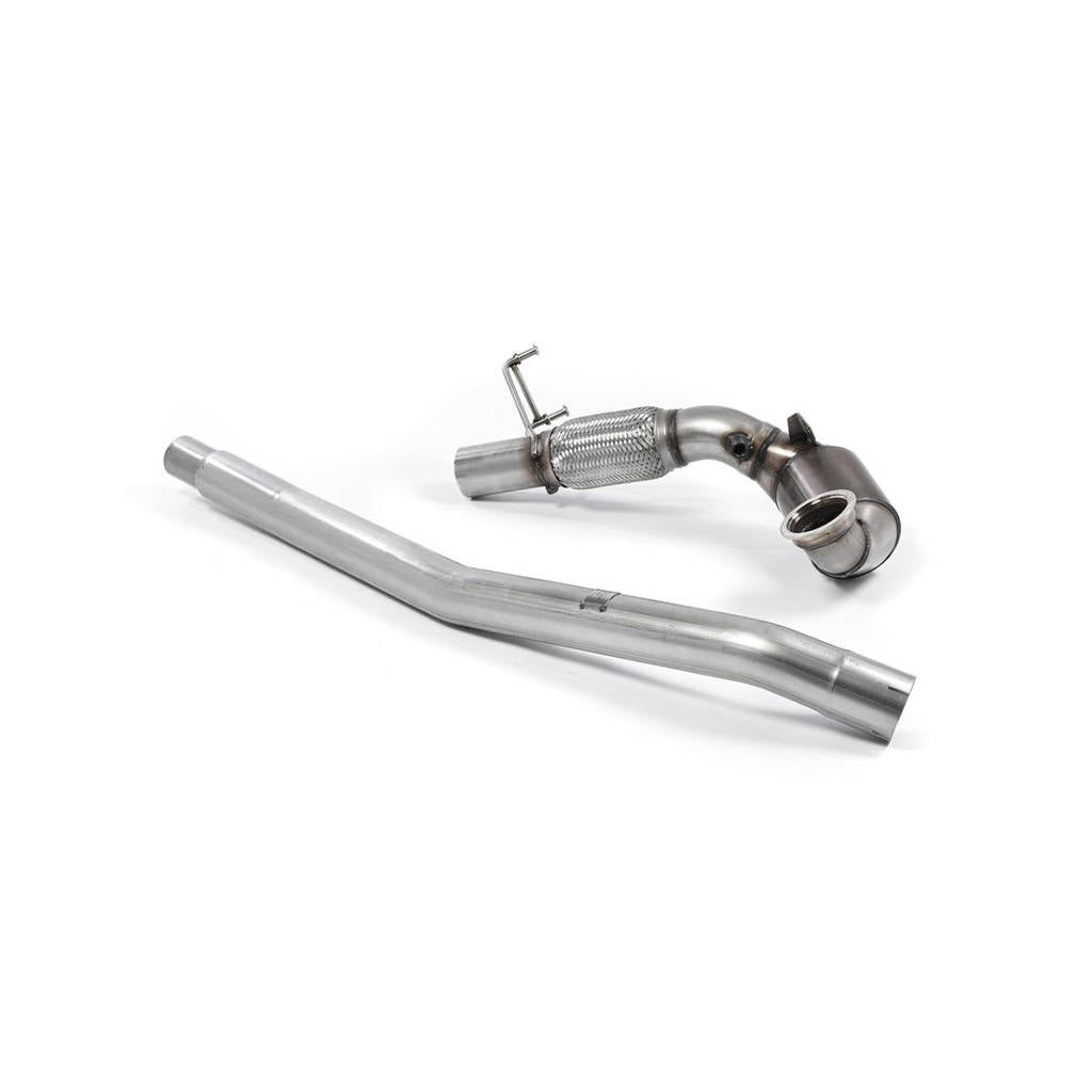 MILLTEK SSXVW350 Large Bore Downpipe and Hi-Flow Sports Cat ECA для AUDI S3 2.0 TFSI quattro 3-Door Photo-0 