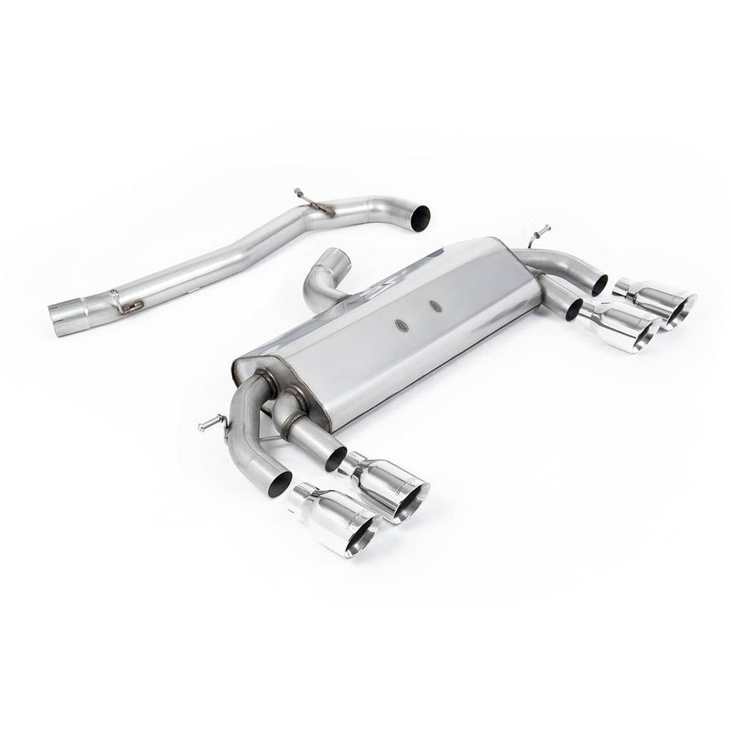 MILLTEK SSXVW408 Кат-Бек Quad 100mm GT100 для VW Golf MK7 R 2.0 TSI 300PS Photo-0 