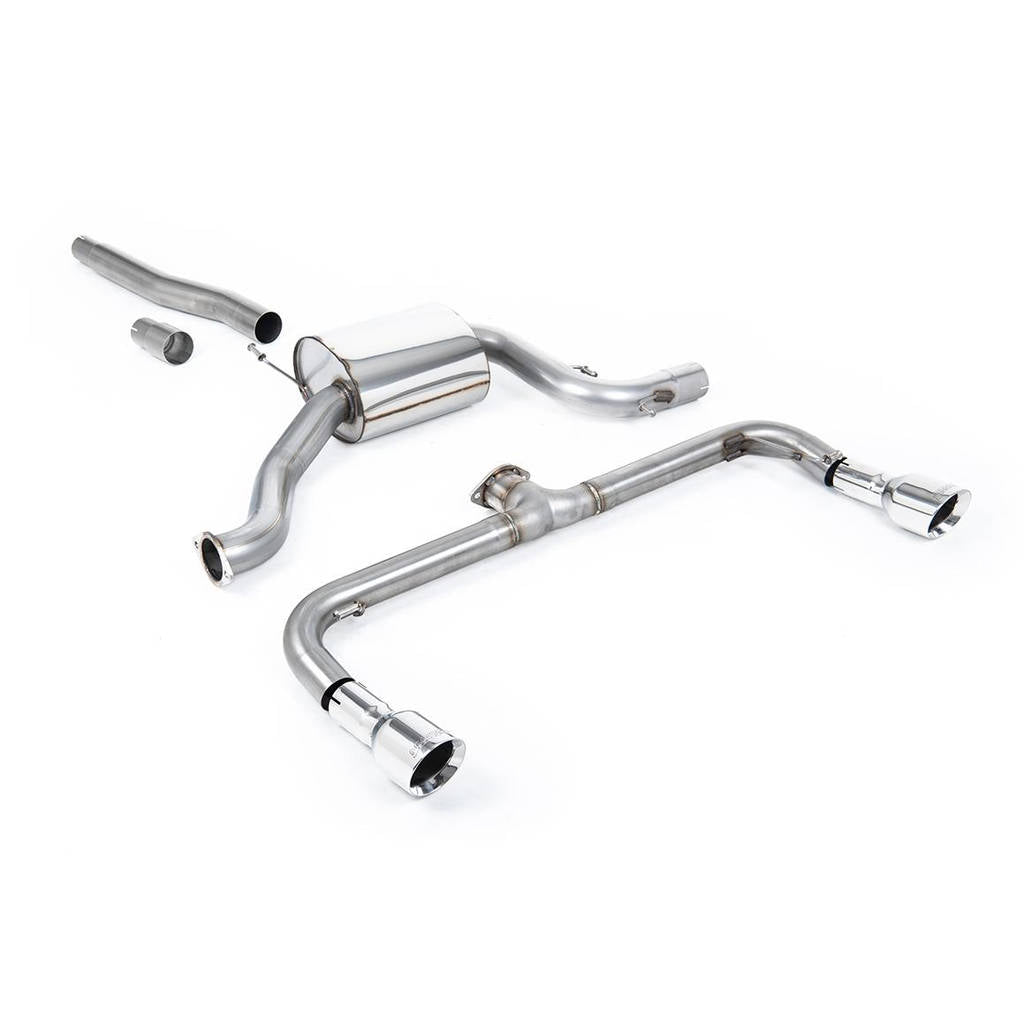 MILLTEK SSXVW249 Кат-бек Dual 100mm GT100 для VW Scirocco GT 2.0 TSi 200PS Photo-0 