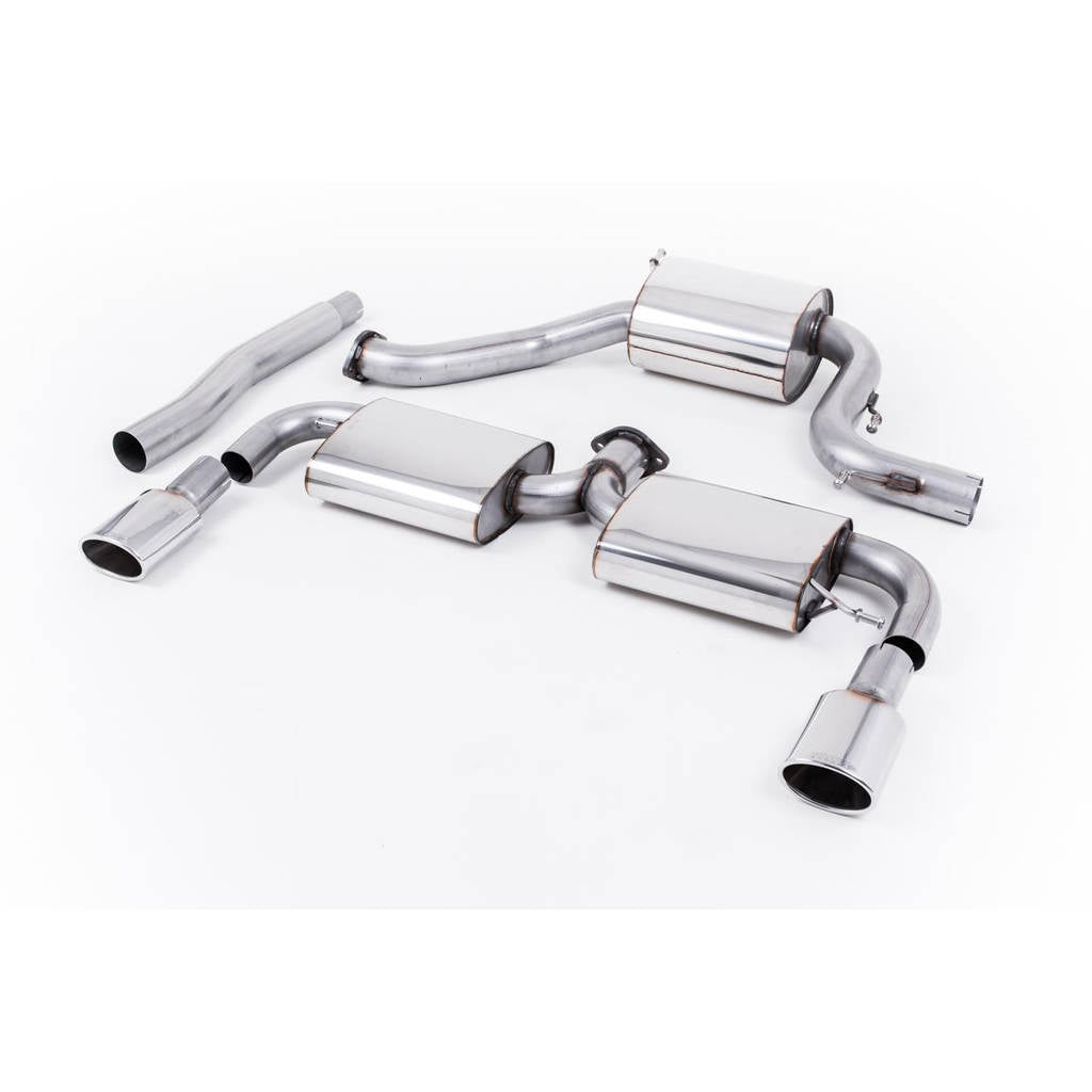 MILLTEK SSXVW203 Вихлопна система Cat-back ECA для VW Scirocco R Photo-0 