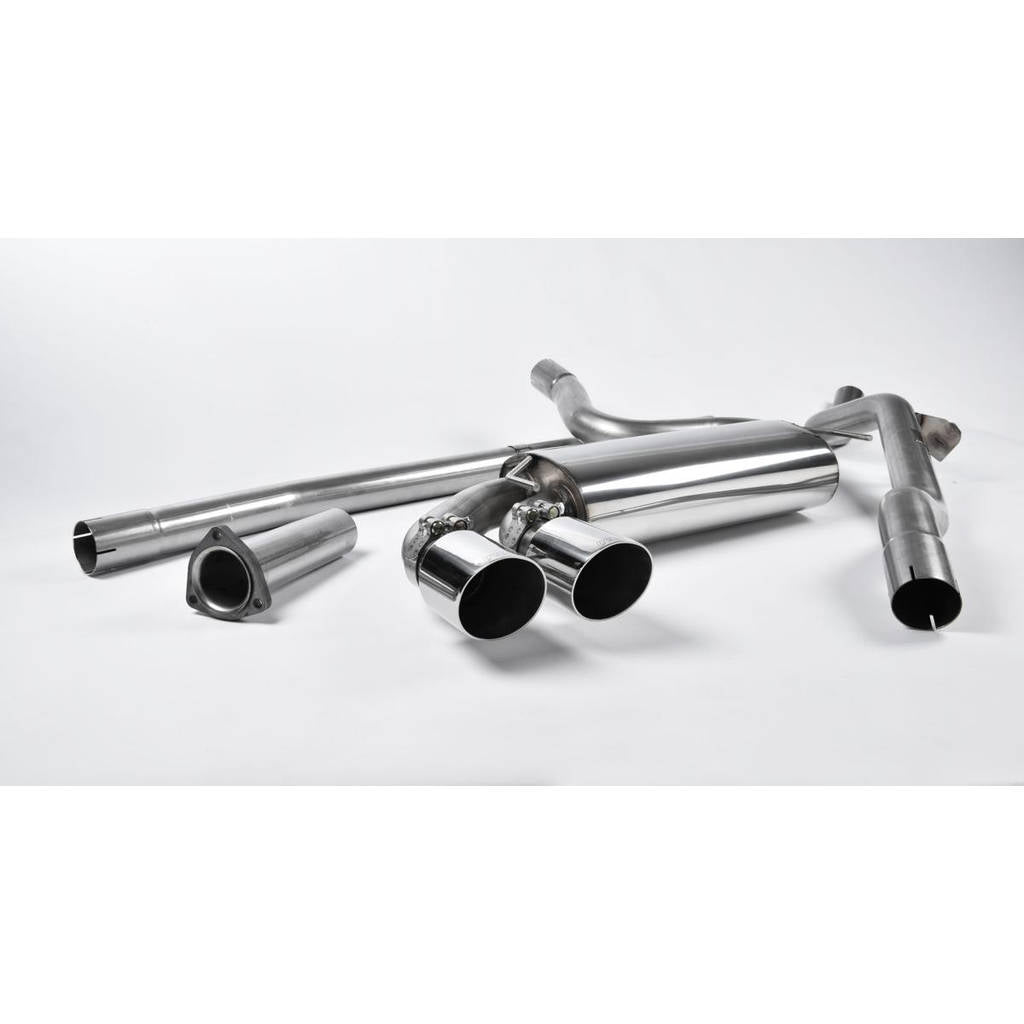 MILLTEK MCXAU104 Downpipe-back Twin 90mm GT90 для AUDI Coupe UR quattro 10V Turbo Photo-4 