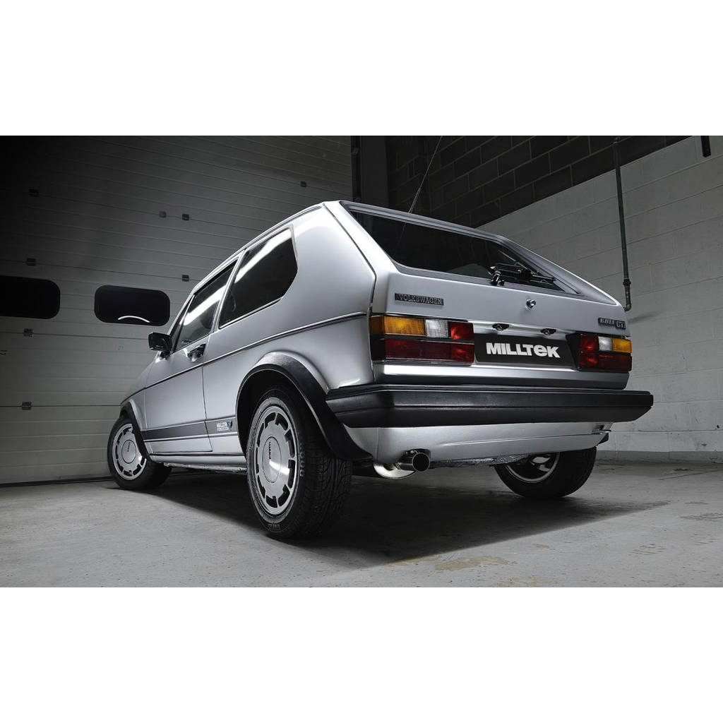 MILLTEK MCXVW205 Manifold-back Single Skin 60.3 mm для VW Golf MK1 GTi Photo-2 